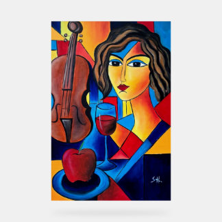 Panneau En Acrylique Déjeuner avec des Couleurs