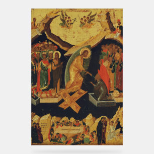 Panneau En Acrylique Descente du Christ aux enfers Résurrection de Jésu