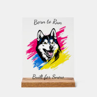 Design de Husky Pop Art personnalisable