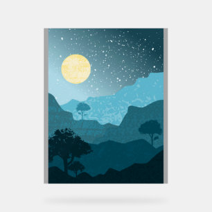 Panneau En Acrylique Design de montagne