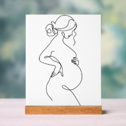 Panneau En Acrylique Dessin minimaliste moderne d'art Abstrait