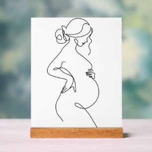 Panneau En Acrylique Dessin minimaliste moderne d'art Abstrait