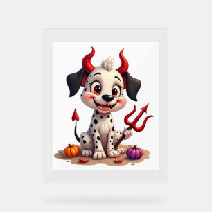 Panneau En Acrylique Diable Dalmatie mal