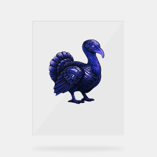 Panneau En Acrylique Distopian Turquie Thanksgiving Design Classique T- (Recto)