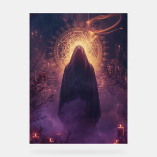 Panneau En Acrylique Divine Obscurité – La Présence Sacrée d'Halloween