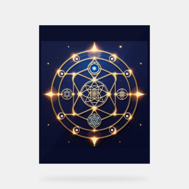 Panneau En Acrylique Divine Radiance – 5: Illuminated Universal Energy (Recto)