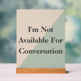 Panneau En Acrylique Do Not Disturb Quiet Please Productivity