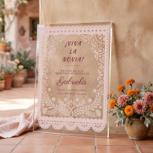 Douche de mariage mexicaine Rose Poussiéreuse Viva