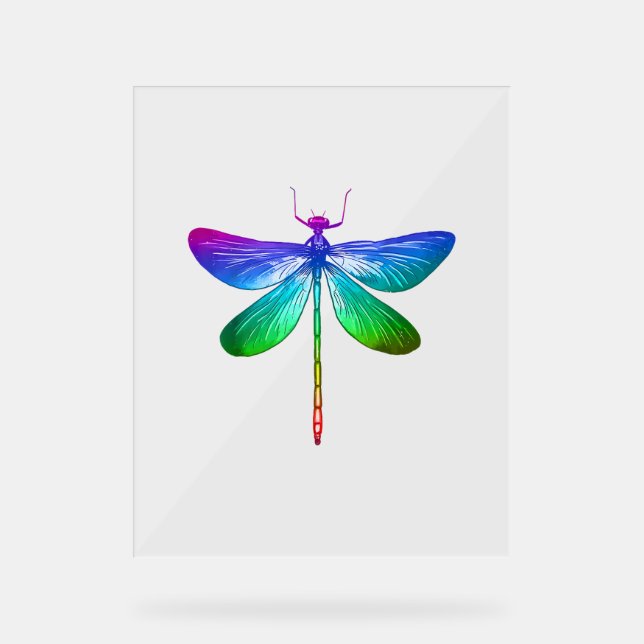 Panneau En Acrylique Dragonfly Lovers la nature Insect Art Dragonflies  (Recto)