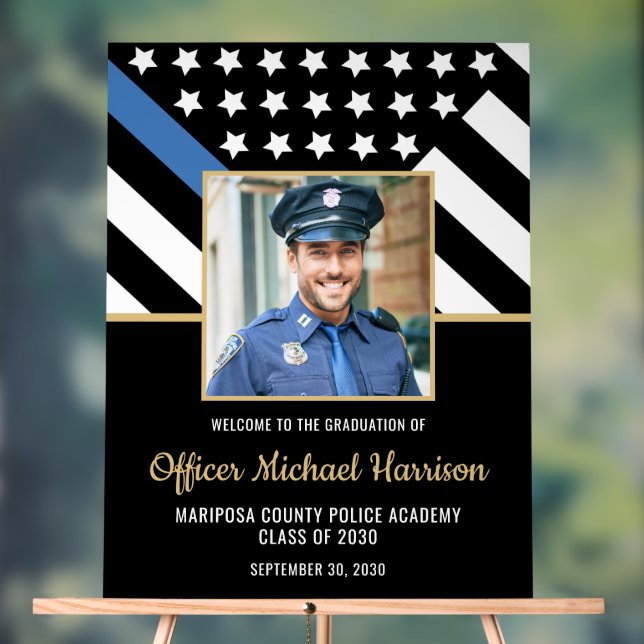 Panneau En Acrylique Drapeau de la fête de graduation de l'Académie de  (Neutre)