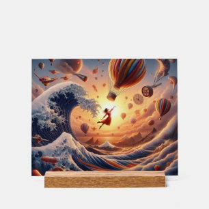 Panneau En Acrylique Dream Weaver's Journey : Imaginaire Hot Air Balloo