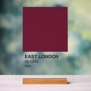 Panneau En Acrylique East London Iron - Arrière - plan clair