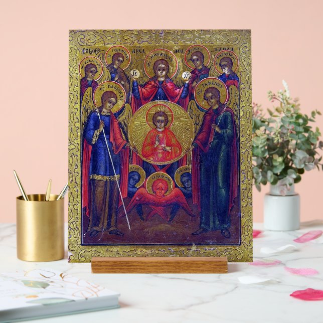 Panneau En Acrylique Eastern Orthodox Christianity Seven Archangels (Mariage)