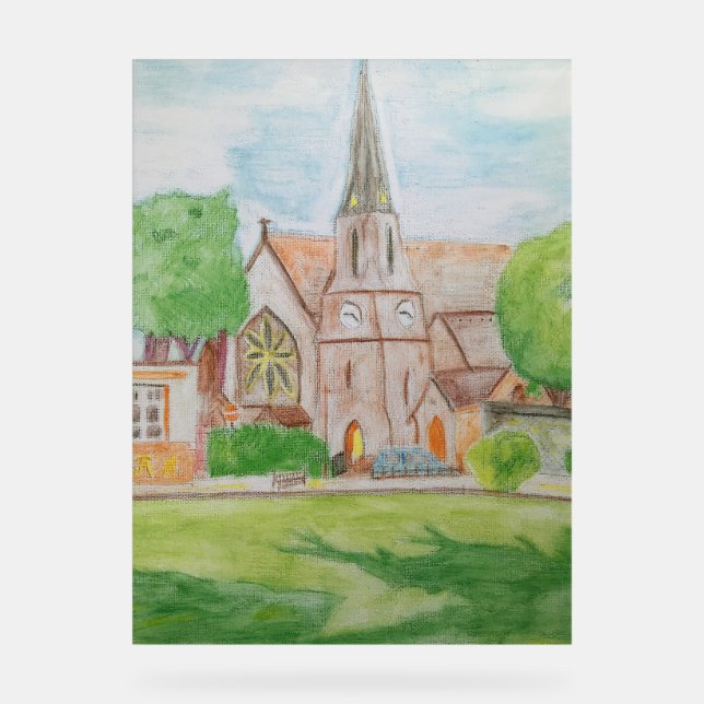 Panneau En Acrylique Église dans l'Essex (Recto)