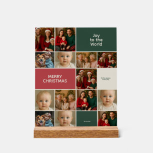 Panneau En Acrylique élégance grand nombreux collage images de Noël 