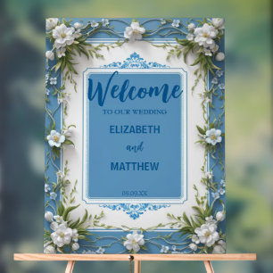 Panneau En Acrylique Elégant blanc Hydrangea fleur Mariage rustique