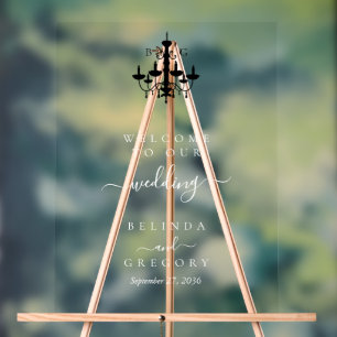 Panneau En Acrylique Élégant lustre noir blanc Mariage