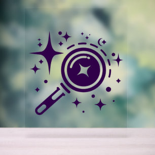 Panneau En Acrylique emblème AI Twinkle étoiles, phare de l'ère numériq