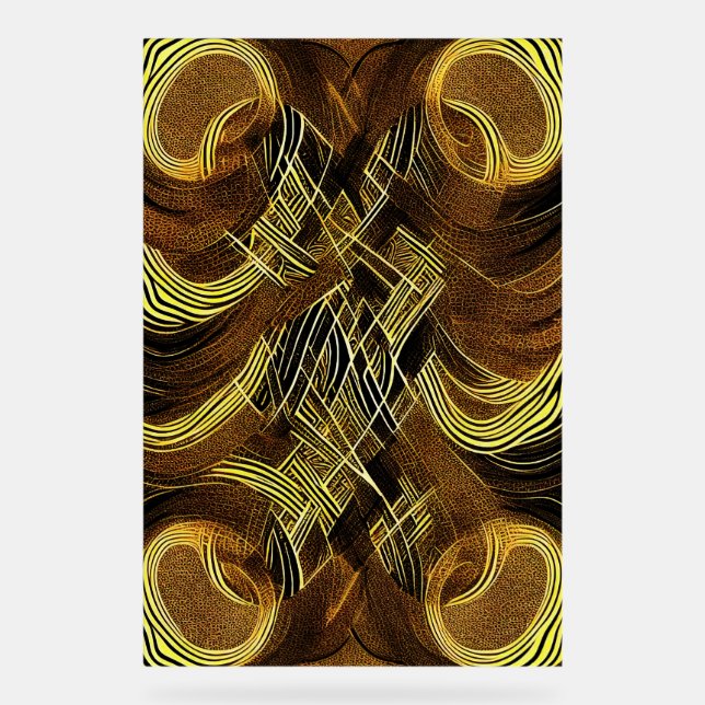 Panneau En Acrylique Enseigne acrylique Eva 6 Design Abstrait (Recto)