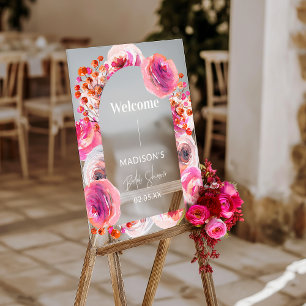 Panneau En Acrylique Enseigne de bienvenue personnalisée en acrylique c