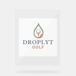 Panneau En Acrylique Enseigne en acrylique Droplyt Golf Signature