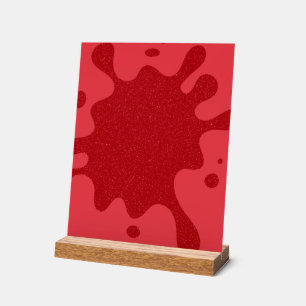 Panneau En Acrylique Enseigne en Acrylique Tomato Red Splash – Présenta