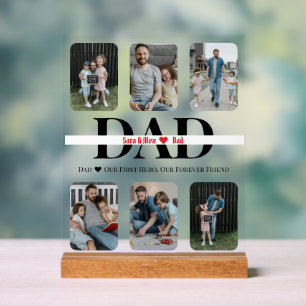 Panneau En Acrylique Enseigne personnalisée pour papa en acrylique avec