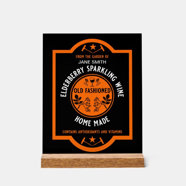 Panneau En Acrylique Éperlan aux airelles maison sur mesure (Recto)