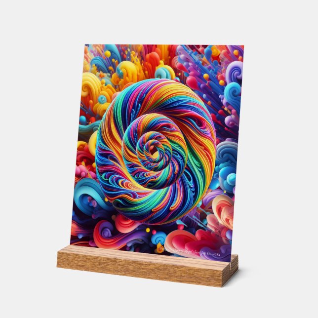 PANNEAU EN ACRYLIQUE ESPOIR (Angle)
