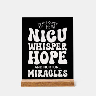Panneau En Acrylique Espoir chuchoté, miracles nourris
