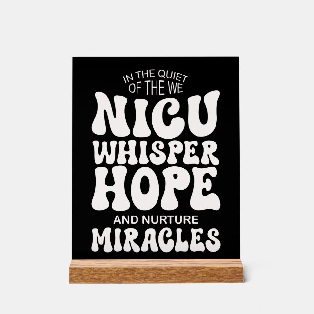 Panneau En Acrylique  Espoir chuchoté, miracles nourris  (Recto)