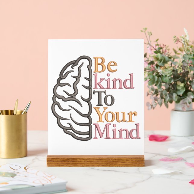 Panneau En Acrylique Être gentil (Mariage)