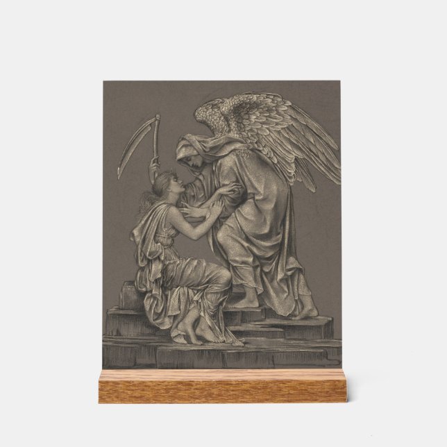 Panneau En Acrylique Evelyn de Morgan Angel (Recto)