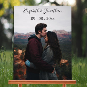 Panneau En Acrylique Événement de mariage avec photo personnalisée
