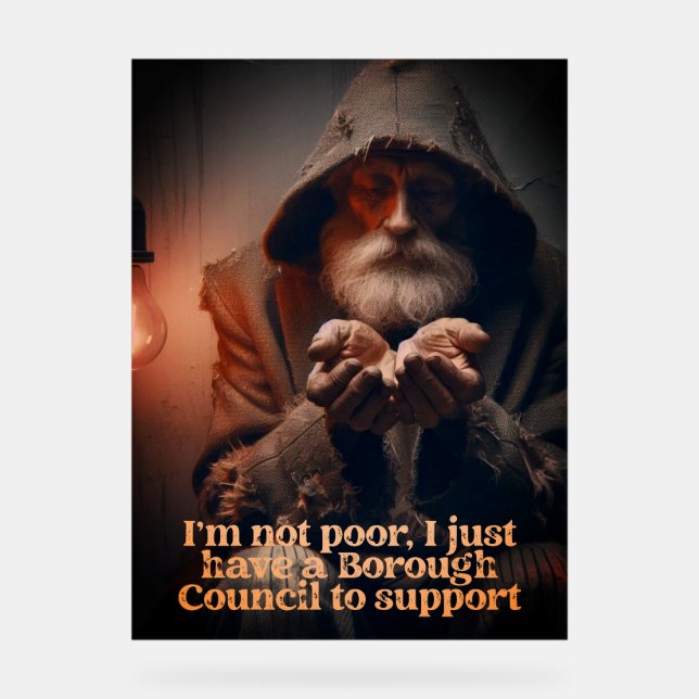 Panneau En Acrylique Expert fiscal du Conseil (Recto)