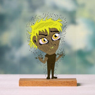 Panneau En Acrylique Farty Fingers Chibi