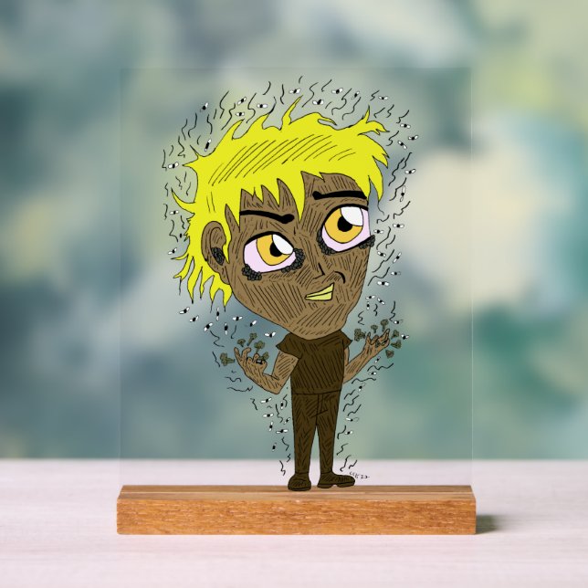 Panneau En Acrylique Farty Fingers Chibi (Neutre)