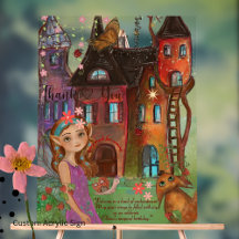 Fée de forêt enchantée 1er anniversaire personnali