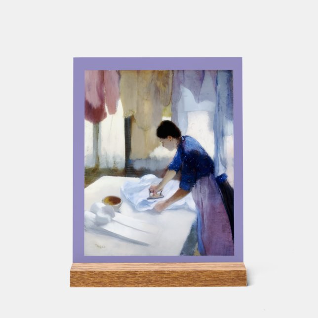 Panneau En Acrylique "Femme repassant" (Recto)