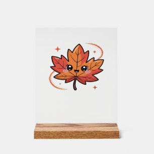 Panneau En Acrylique feuille kawai, T-Shirt classique