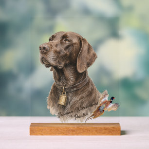 Panneau En Acrylique Field & Feather – Braque allemand avec 