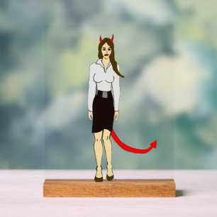 Panneau En Acrylique fille diable