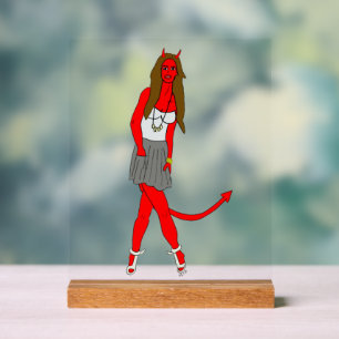 Panneau En Acrylique fille diable