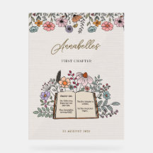 Filles Boho Livre Premier Chapitre Anniversaire Bi
