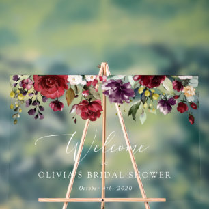 Panneau En Acrylique Fleurs Bourguignonnes, Fleurs Roses, Accueil Maria