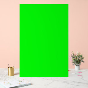 Panneau En Acrylique Fond chroma key écran vert néon solide