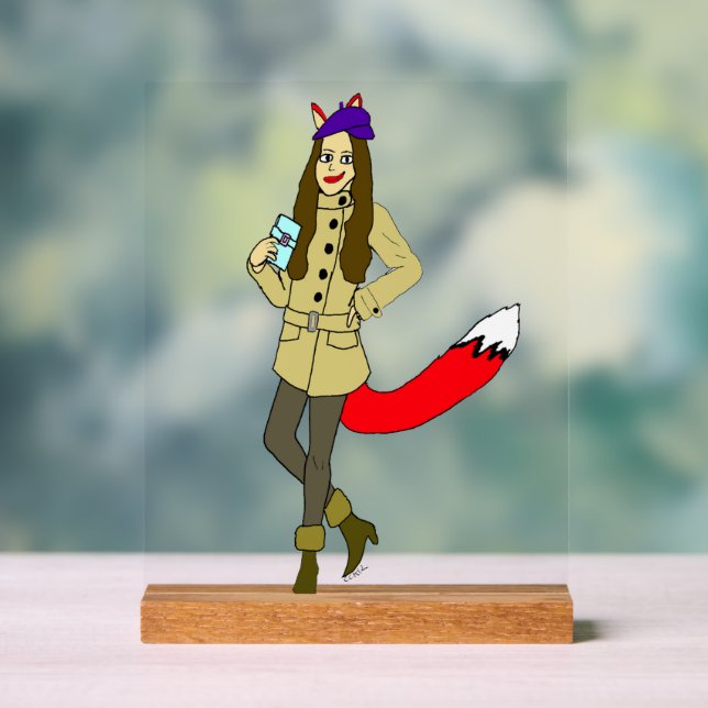 Panneau En Acrylique Foxgirl (Neutre)