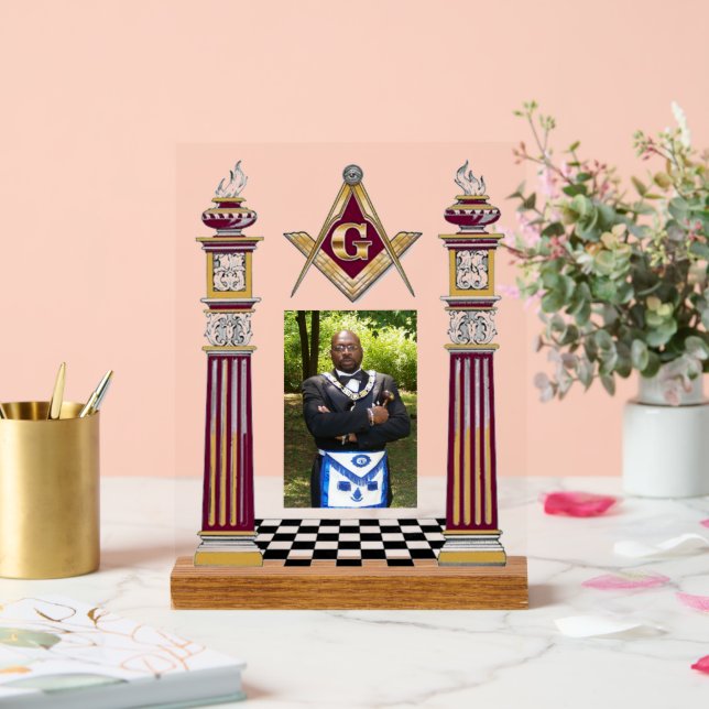 Panneau En Acrylique Freemason (Mariage)