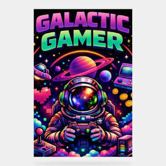 Panneau En Acrylique Galactic gamer