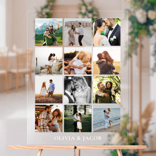 Panneau En Acrylique Galerie de photos minimaliste moderne Mariage